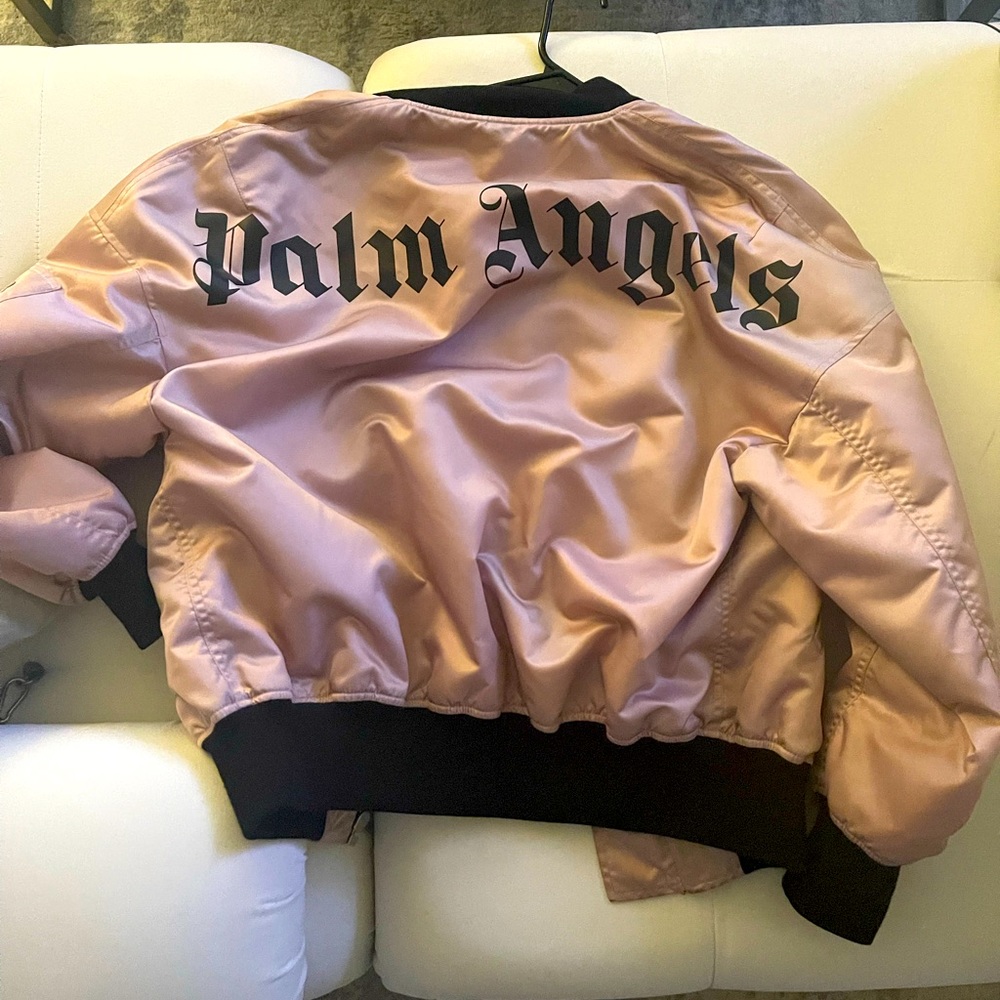 Palm angles bomber jacket